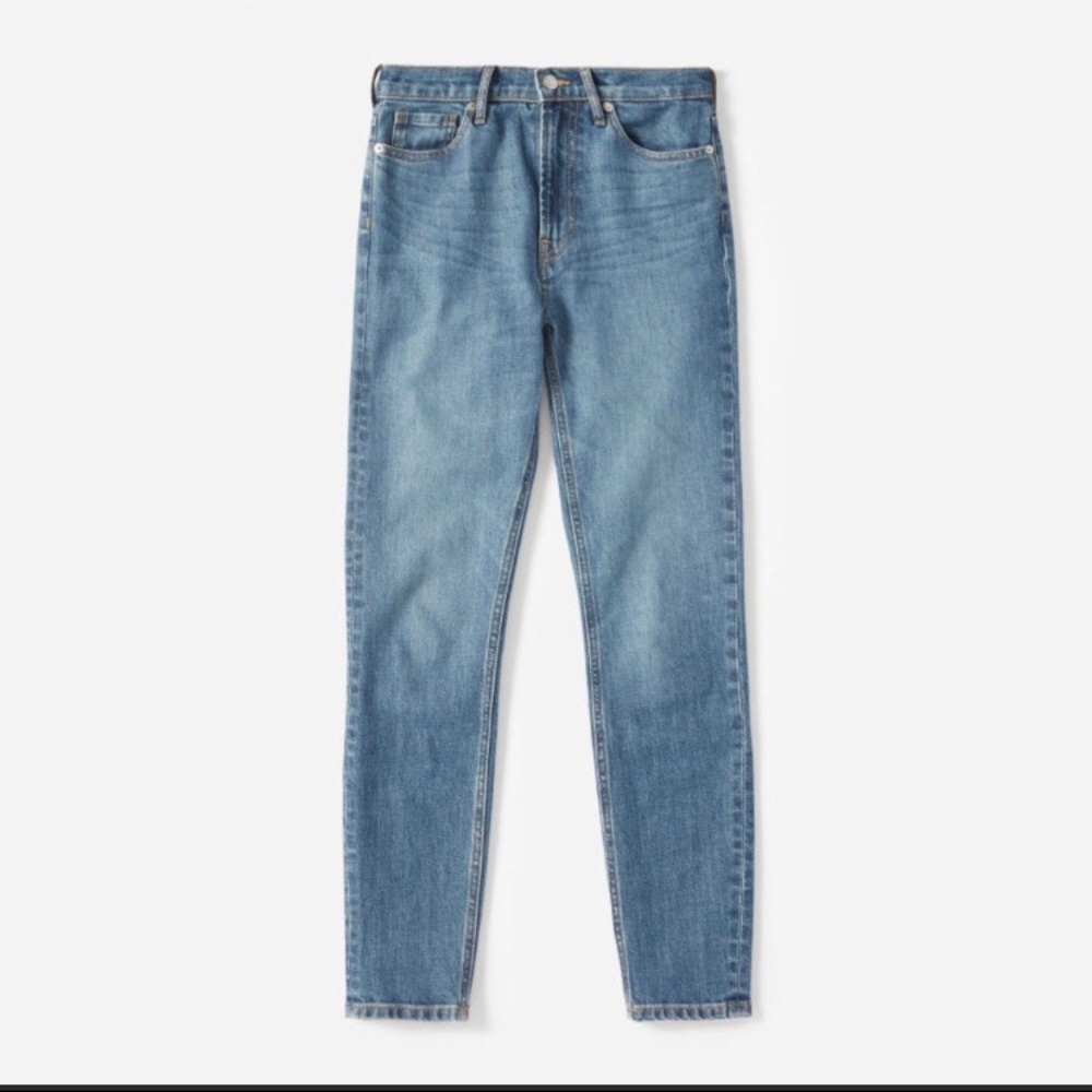 Everlane High Rise Skinny Ankle Jeans